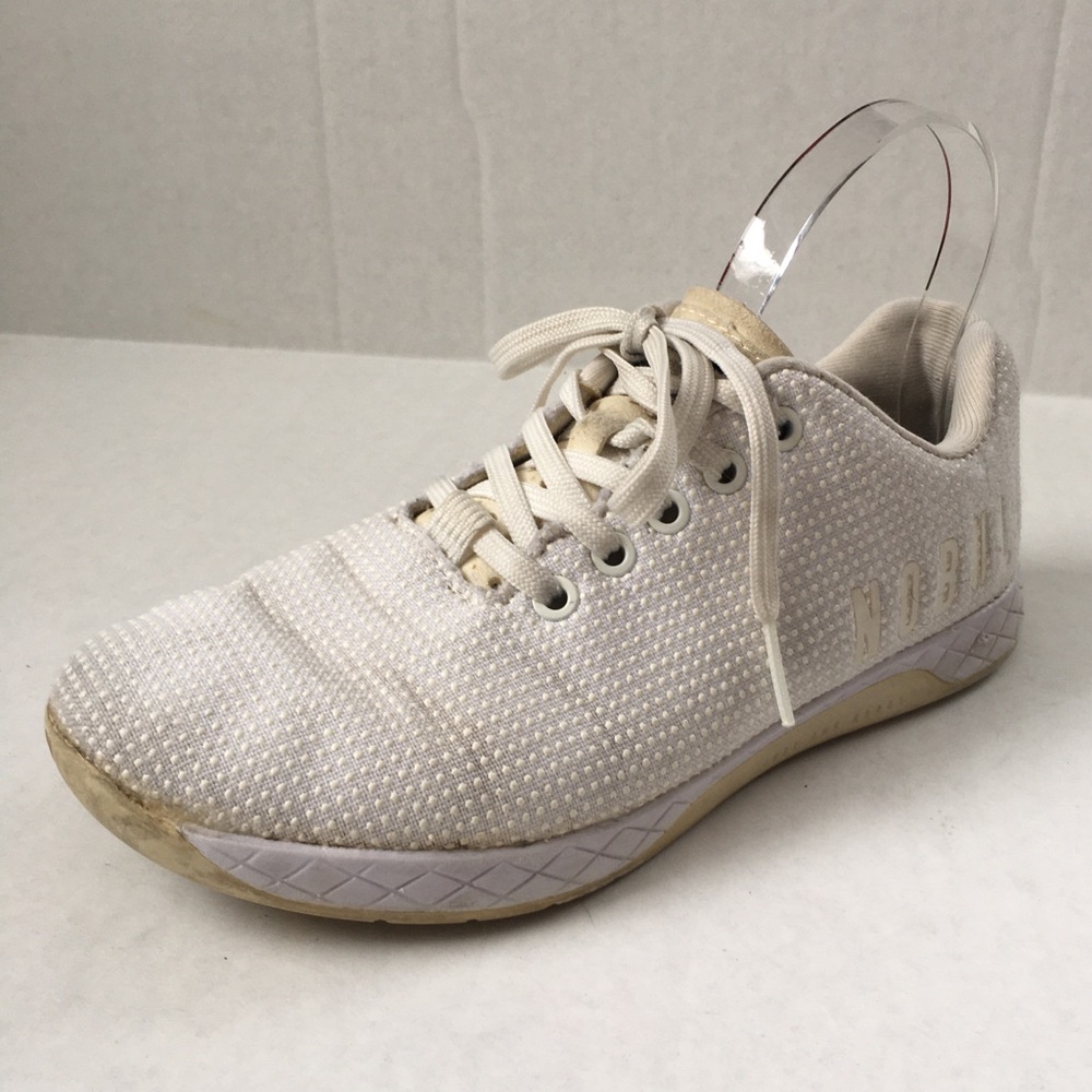 NOBULL Superfabric White Trainer Sneakers Women's Sz 8